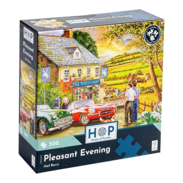 The House Of Puzzles Pleasant Evening 500 Piece Jigsaw Puzzle Multicolor Unisex 500 Piece