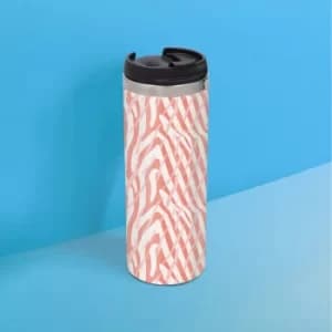 Zebra Pattern Stainless Steel Travel Mug