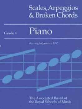 Scales Arpeggios and Broken Chords Grade 4. Paperback