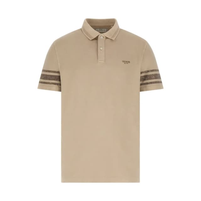 Guess Faded printed polo Guess Beige Male S