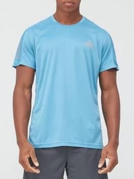 adidas Own The Run T-Shirt - Blue Size 2XL, Men