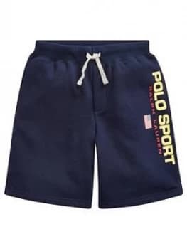 Ralph Lauren Boys Polo Sport Shorts - Navy, Size 7 Years