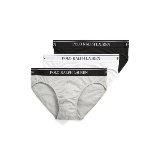 Ralph Lauren Three Pack Logo Briefs - Black 2XL