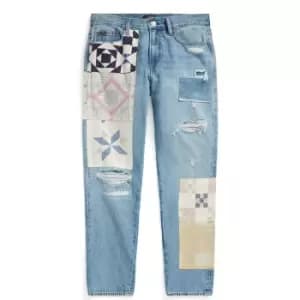 Polo Ralph Lauren Polo Ralph Lauren PatchWork Jeans Womens - Blue