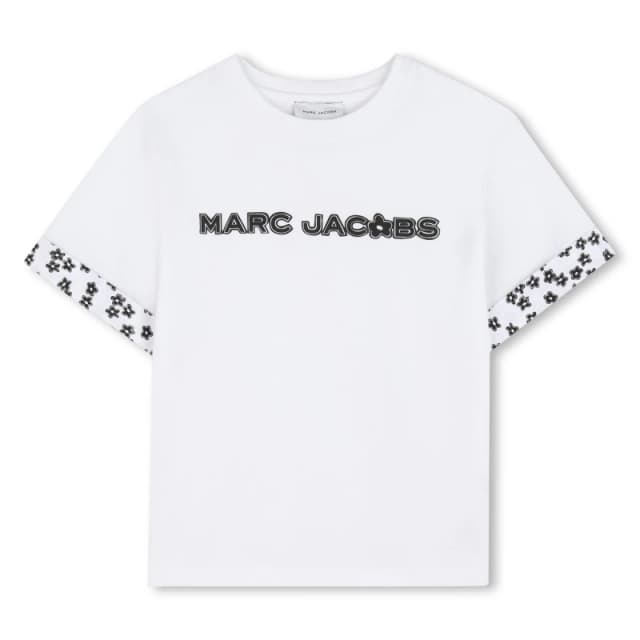 Marc Jacobs Marc T Shirt Jn63 - White Female 8 - 9 Years