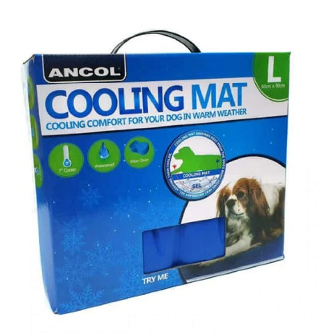 Ancol Lightweight Comfortable Sturdy 60 x 90cm Large Pet Cooling Mat Blue