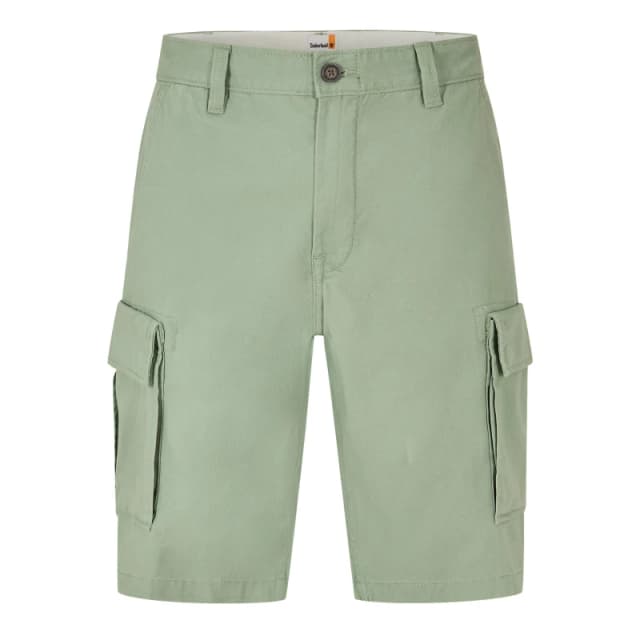 Timberland Mens Twill Cargo Shorts Pro Green Bay male 30