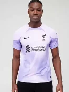 Nike Liverpool Fc Mens 22/23 Home Goalkeeper Short Sleeved Shirt, Purple/Black, Size 2XL, Men