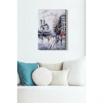 Kanvas Tablo (50 x 70) - 265 Multicolor Decorative Canvas Painting