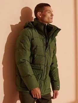 Superdry Expedition Down Parka - Khaki Size M Men