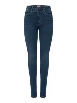ONLY Onlroyal Hw Skinny Fit Jeans Women Blue