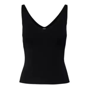 JDY v neck knitted vest - Black