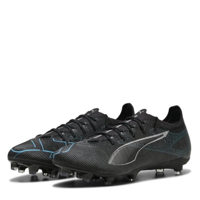 Puma Ultra Pro Firm Ground Football Boots Blck/Silvr/Aqua male 7 (40.5)