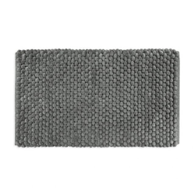 Allure Bath Fashions Luxury Non Slip Chunky Bobble Bath Mat - Charcoal Grey
