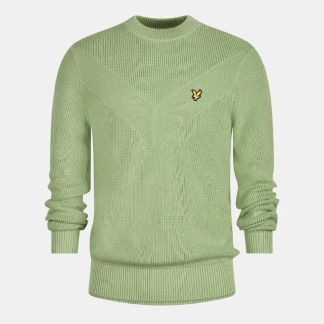 Lyle and Scott Chevron Jumper - Green Green XS