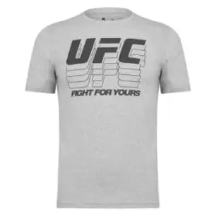 Reebok UFC T Shirt Mens - Grey