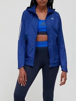 adidas Own The Run Jacket - Dark Blue, Dark Blue Size XS Women