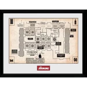 The Shining Map Framed Collector Print