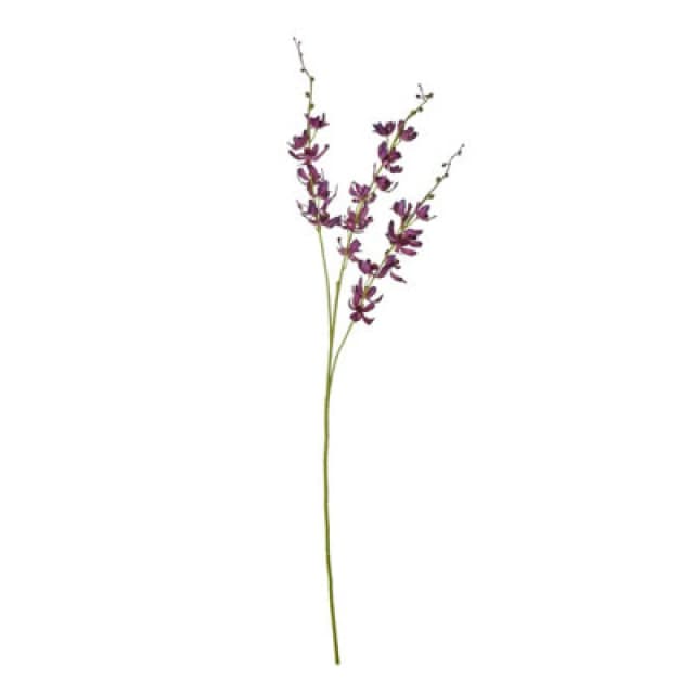 Hill Interiors Cymbidium Spray Artificial Flower Purple (One Size)