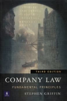 Company Law by Steve Griffin Book
