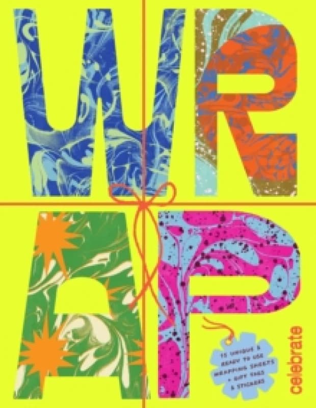 WRAP: Celebrate - Gift Wrapping Paper Book with Gift Tags Paperback / softback