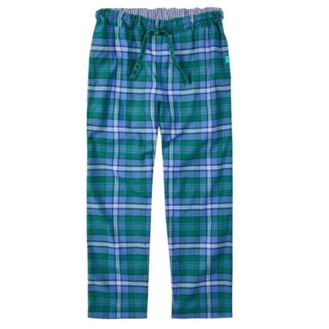 Loungers Ladies Organic Brushed Cotton Lounge Trousers Green Sea female 8 (XS)