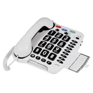 Nrs Healthcare Geemarc Big Button Hearing Aid Compatible Telephone