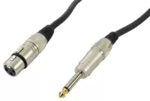 "Cobra Speaker Lead XLR Female To 1/4" Jack Plug 10m"