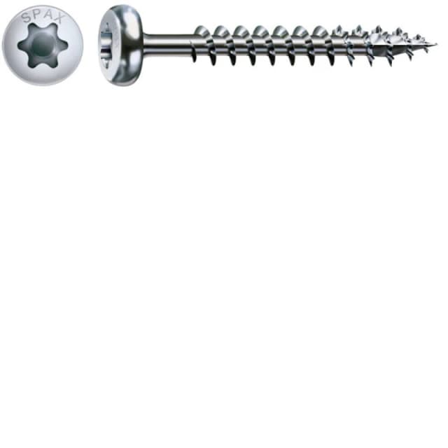 SPAX SPAX SPAX Ruko-T 201010450355 Wood screw 4.5mm 35mm Torx, Star socket Steel zinc galvanized 500 pc(s) 0201010450355