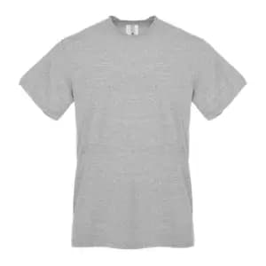 Next Level Unisex Adult Snow Sueded T-Shirt (L) (Grey Heather)