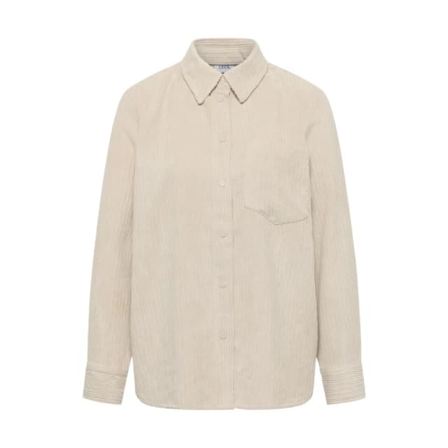 cecil Womens velvet overshirt Cecil Beige Female L