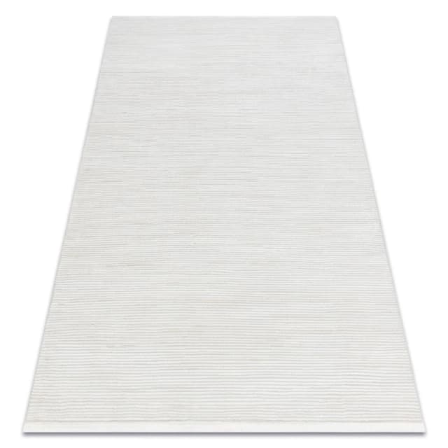 RugsX Modern Carpet Duke 51376 Cream - Stripes, Structured, Very Soft, Fring 80X150 Cm