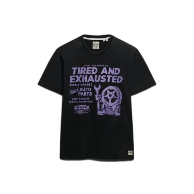 Superdry Loose T-Shirt Superdry Local Business Noir Male S