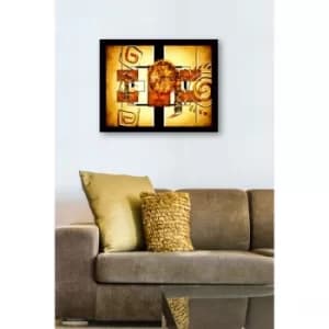 SC1199 Multicolor Decorative Framed MDF Painting