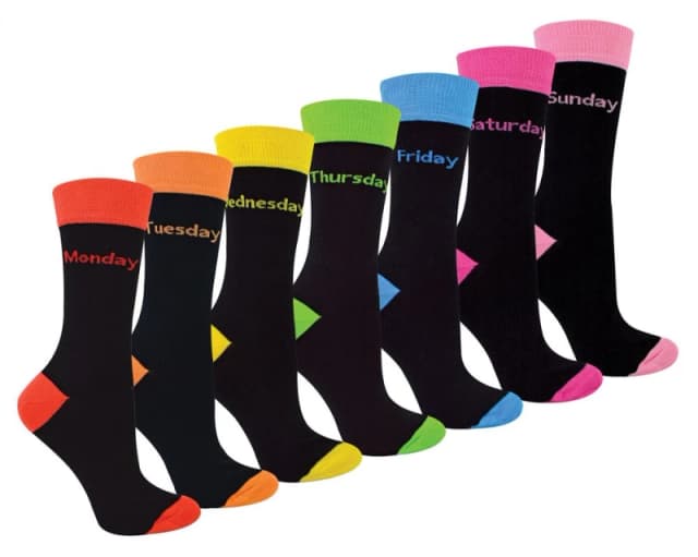 Sock Snob Sock Snob - Ladies Days of The Week Socks - 4-8 UK / DOTW