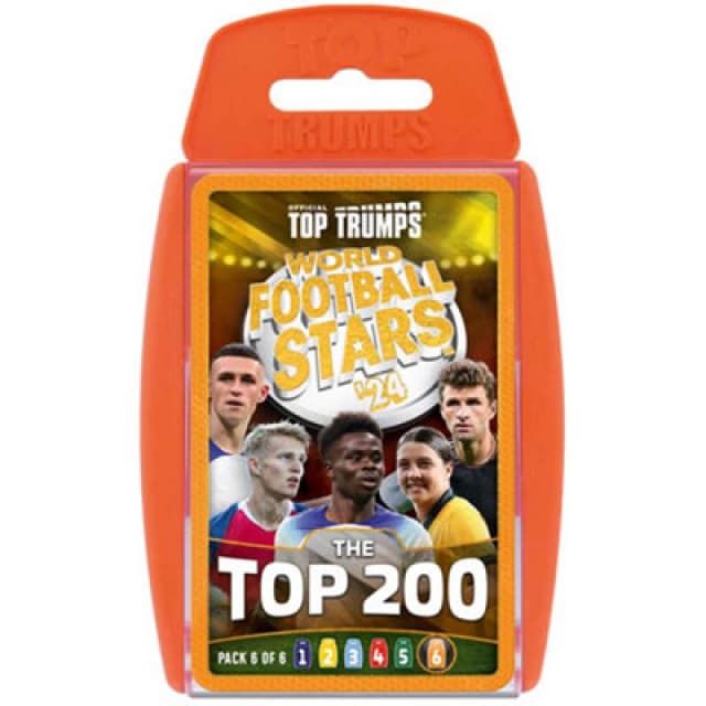 World Football Stars Top 200 Top Trumps - Pack 6 One Colour W3O3U Unisex