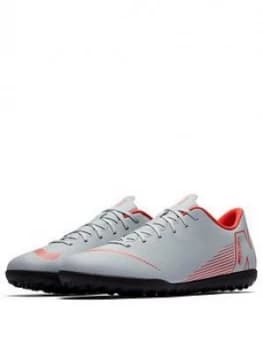 Nike Mens Mercurial Vapor 12 Club Astro Turf Football Boots Wolf Grey Size 10 Men