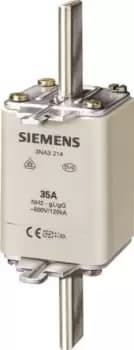 Siemens 250A 2 NH Centred Tag Fuse, gG, 500V ac