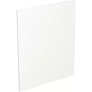 Kitchen Kit Flatpack Slab Appliance Door Super Gloss 715x596mm in White Mdf