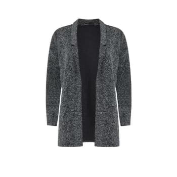 Mela London Open Textured Jacket - Grey