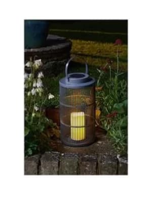Smart Solar Urbane Lantern Large Slate