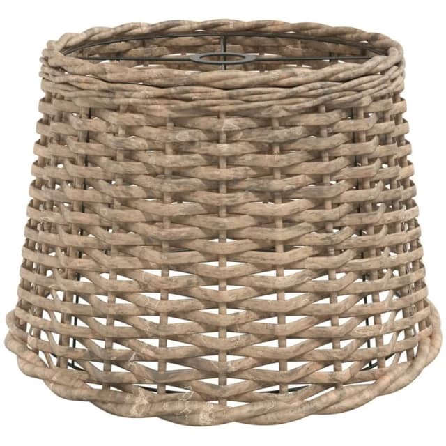 VIDAXL Vidaxl - Ceiling Lamp Shade Brown Ø40x26cm Wicker 8720845803506