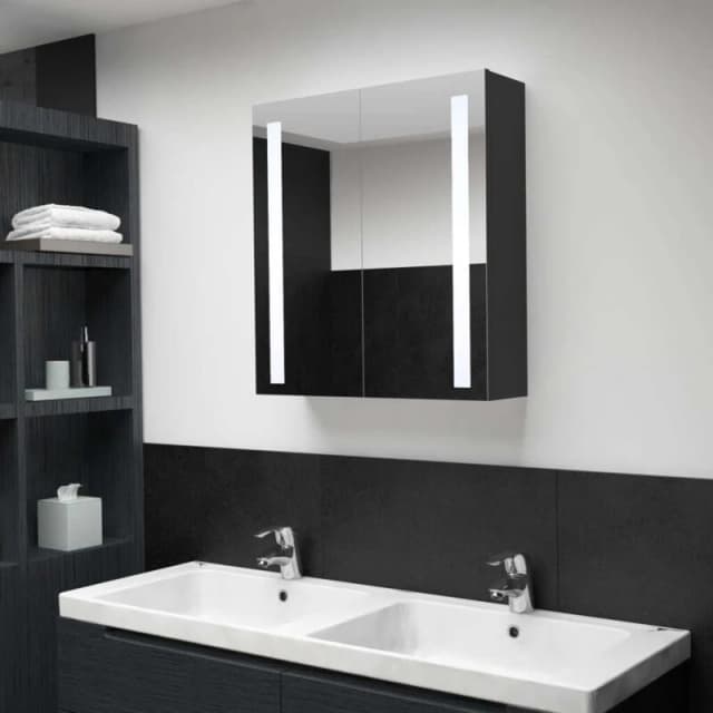 VIDAXL LED Bathroom Mirror Cabinet 62x14x60cm Vidaxl 8720286300329