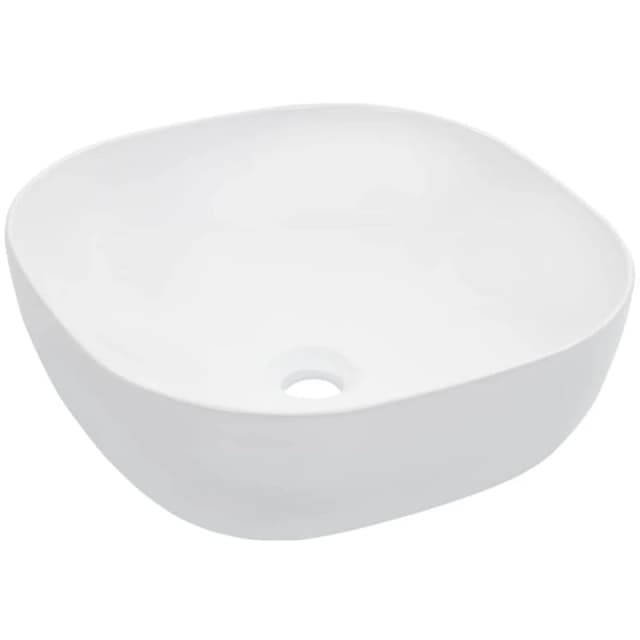 vidaXL Wash Basin 42.5x42.5x14.5cm Ceramic White 143917