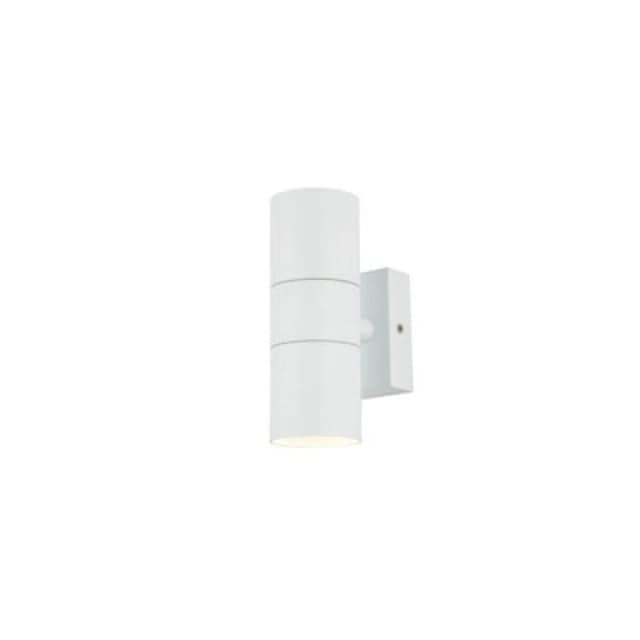 Luminosa Lighting Luminosa Leto 2 Light Outdoor Up Down Wall Lamp White Ip65