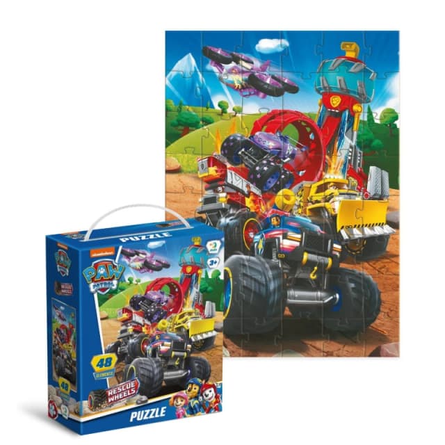 DODO Paw Patrol Puzzle - Rescue Wheels - 48 Pieces Multi