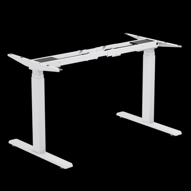 LogiLink Sit-stand desk frame. dual motor. easy-use controller. white