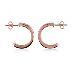 Ladies Radley Rose Gold Plated Sterling Silver Love Radley Earrings