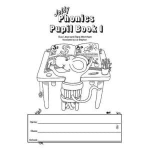 Jolly Phonics Pupil Book 1 (black & white edition): in Precursive Letters (BE) by Sue Lloyd, Sara Wernham (Paperback,...