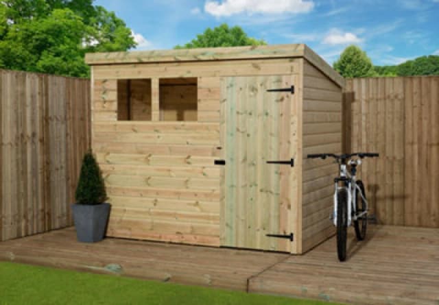 Empire Sheds Empire 1500 Pent 6X3 Pressure Treated Tongue And Groove Wooden Garden Shed Door Right (6' X 3' / 6ft X 3ft) (6X3)